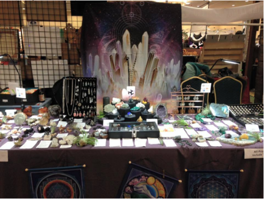 Crystallography Gems archived booth photos. Oddmall 2015.