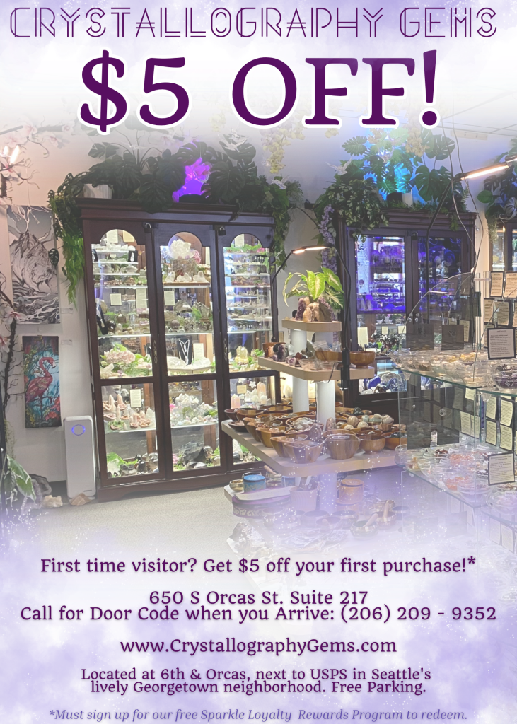 come explore our hidden crystal shop and take  OFF for your first visit