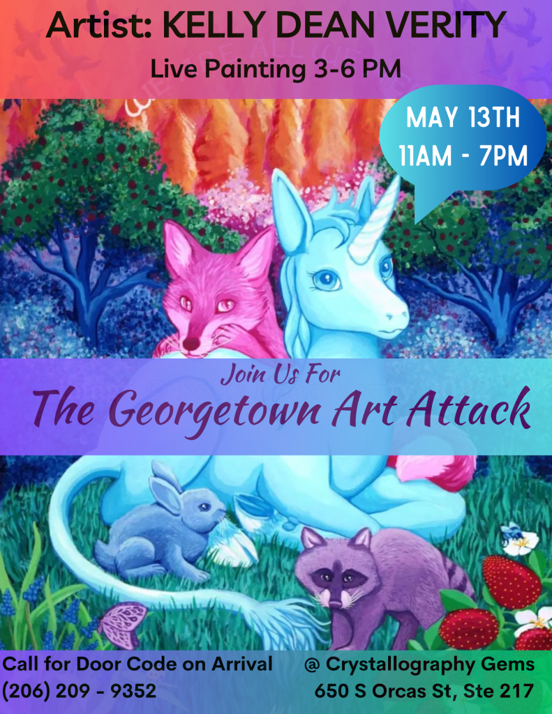 Join us for Georgetown Art Attack, featuring Kelly Dean Verity