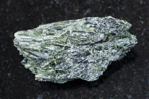 Raw Actinolite crystal
