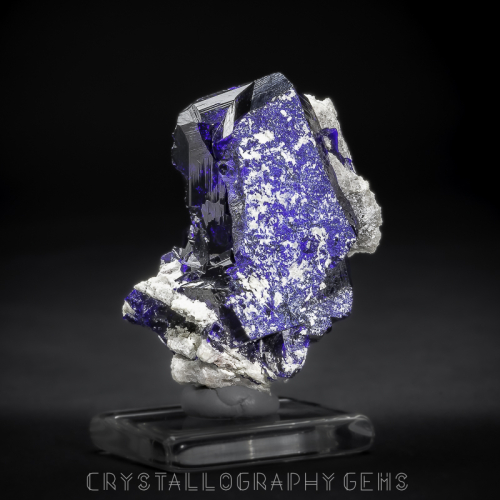 Azurite raw crystal specimen from Sonora, Mexico