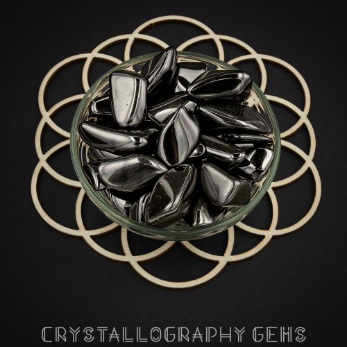 Black Tourmaline tumbled crystals