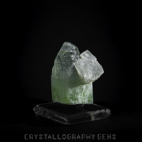 Green Apophyllite raw crystal