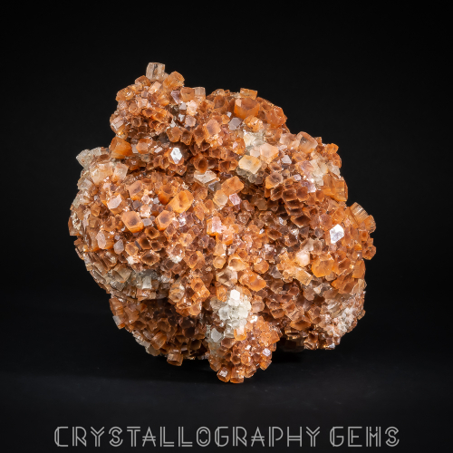 Red Aragonite raw crystal cluster