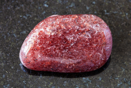 Red Aventurine tumbled crystal