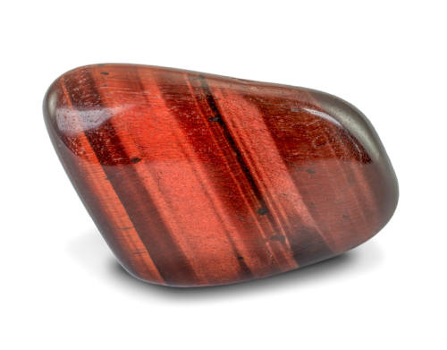 Red Tiger's Eye tumbled crystal